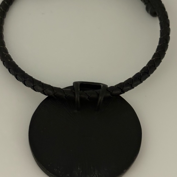 VTG Chico's Red and Gold Artistic Glass Pendant Statment  Necklace Chic - Picture 6 of 10